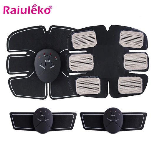 Wireless EMS Electric Muscle Stimulator – Abdominal & Hip Trainer for Body Slimming, Toning, and Pain Relief – Unisex Fitness Massager