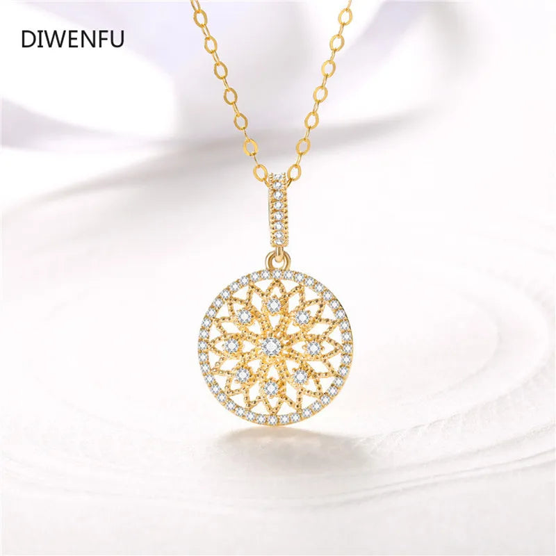 14K Solid Yellow Gold Diamond Ring – Geometric Vintage Style for Women and Men