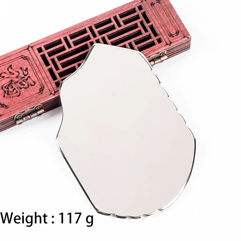 Stainless Steel Facial Roller & Gua Sha Set – Skin Detox, Anti-Wrinkle Massager for Face and Neck Beauty Care