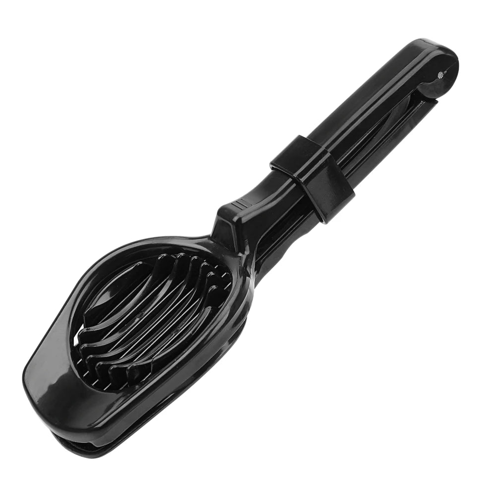 Stainless Steel Handheld Egg Slicer & Fruit Cutter – Multi-Function Kitchen Tool for Mushrooms, Kiwi, Tomato, and More