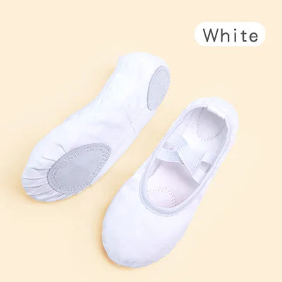 Canvas Ballet Slippers for Girls & Women – Soft Sole Gymnastics and Dance Practice Shoes