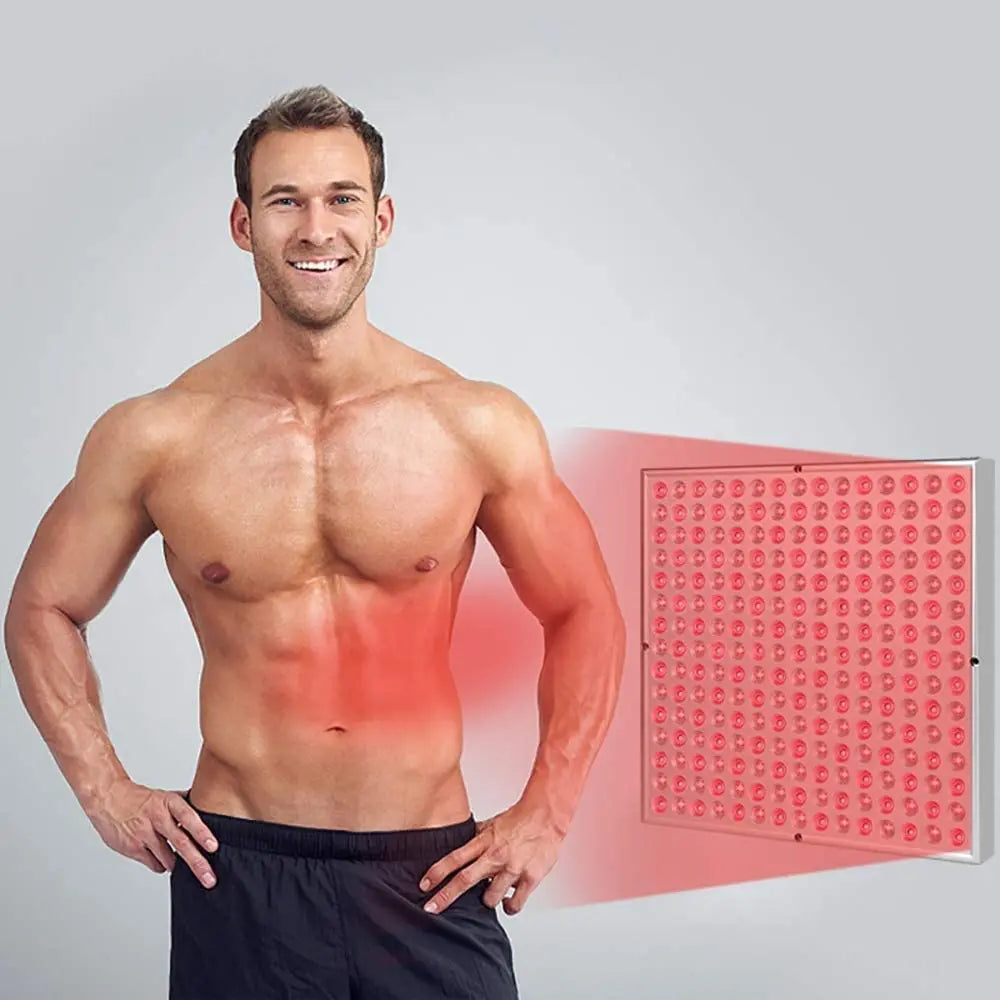 45W Red LED Light Therapy Panel – 660nm Deep Red and 850nm Near Infrared Combo for Skin Tightening, Lifting, and Rejuvenation
