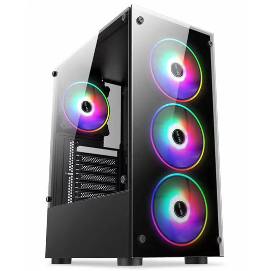 Complete Desktop PC Setup – Intel Core i3 9th Gen, 16GB RAM, 480GB SSD, NVIDIA GTX 1060, RGB Cooling Fan, Full Gaming Computer Bundle