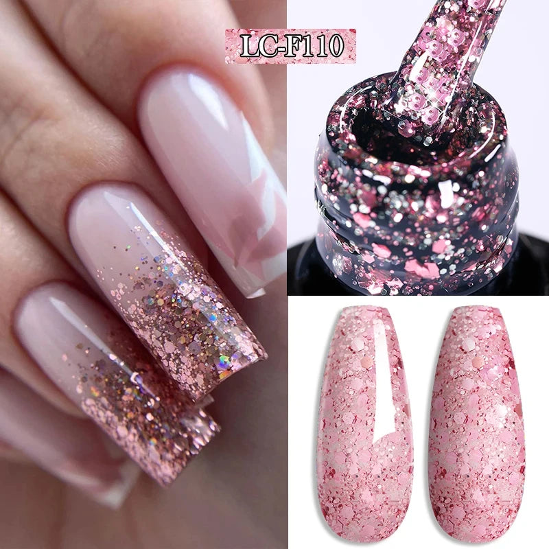 6-in-1 HEMA-Free Hard Gel Nail Polish – Clear Self-Leveling Nail Extension & Reinforcement Builder Gel (8ml)
