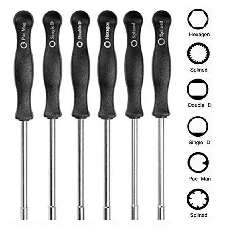10/6pcs Carburetor Adjustment Screwdriver Set – Multi-Head Tool Kit for Chainsaw, Trimmer & Motorcycle Repair