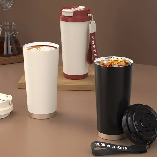 530ml Double Wall Stainless Steel Thermos Cup – Vacuum Insulated Coffee and Water Bottle