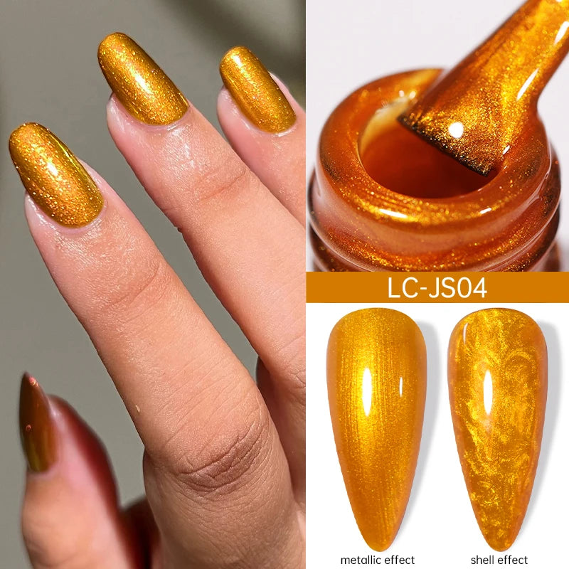 7ml Metallic Chrome Silver Mirror Effect Gel – Super Bright Line Art & French Tip Nail Painting Gel Polish