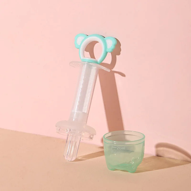 BPA-Free Baby Medicine Feeder – Food Grade Anti-Choke Dropper Dispenser with Squeeze Pacifier Design