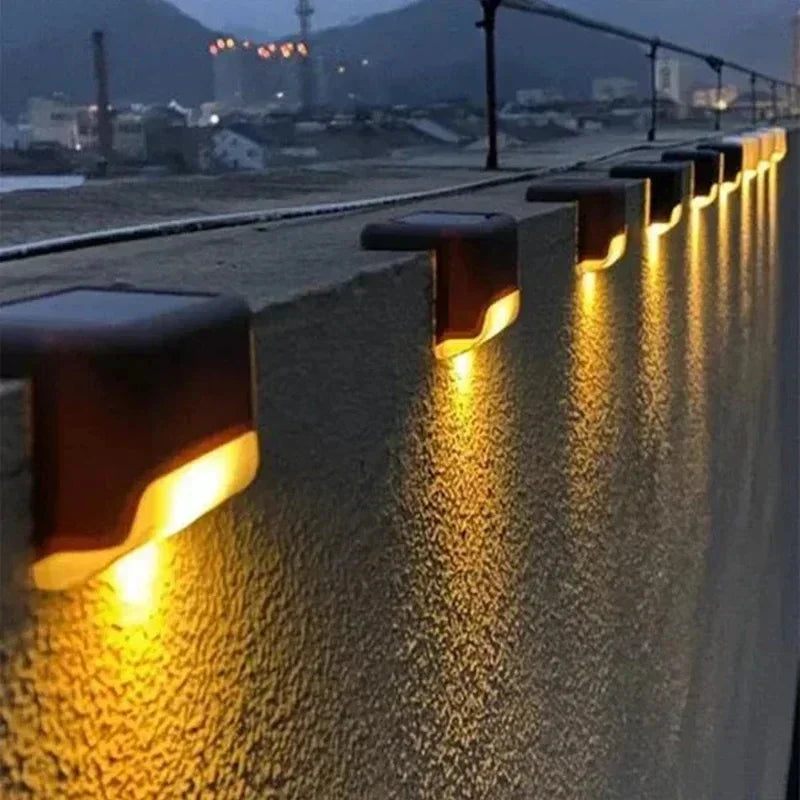 Solar LED Deck Lights – Waterproof Outdoor Step Lamps for Patio, Garden, and Stairs (1/4/8/12 pcs)
