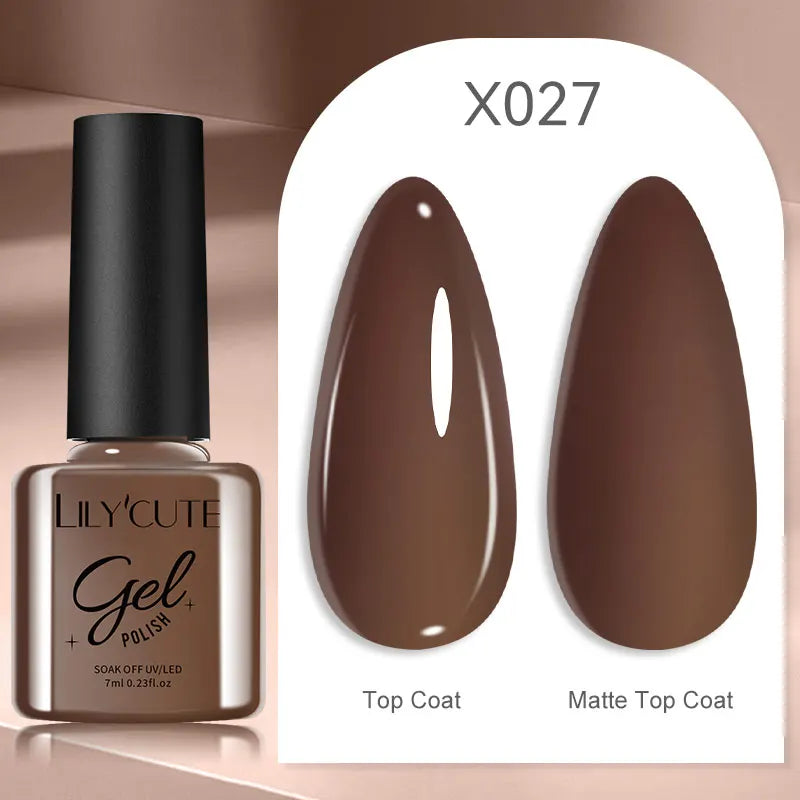 7ml Thermal Color-Changing Gel Nail Polish – Temperature Reactive Vernis with Matte & Bright Effect