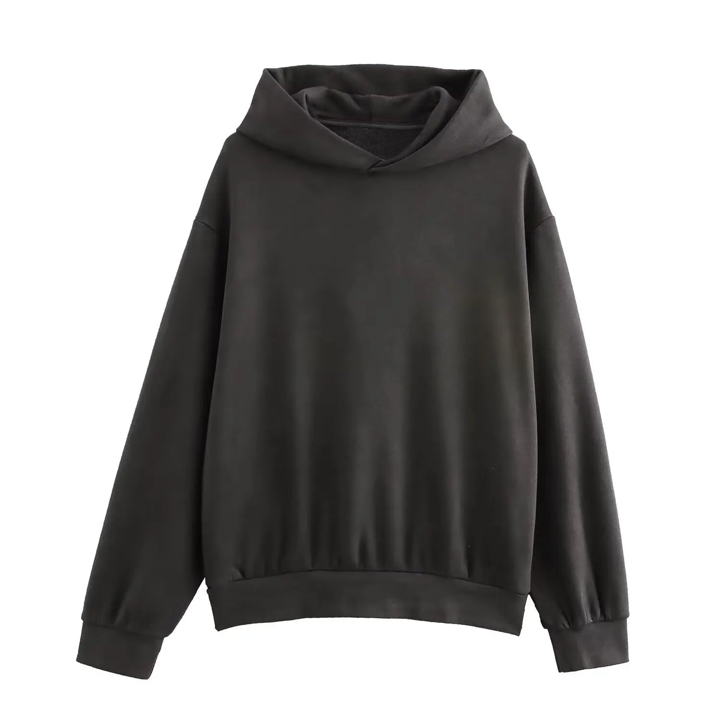 Women’s Classic Hooded Sweatshirt & Jogger Set – Loose Fit Two-Piece Loungewear for Autumn/Winter