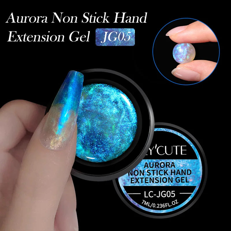 6-in-1 HEMA-Free Hard Gel Nail Polish – Clear Self-Leveling Nail Extension & Reinforcement Builder Gel (8ml)