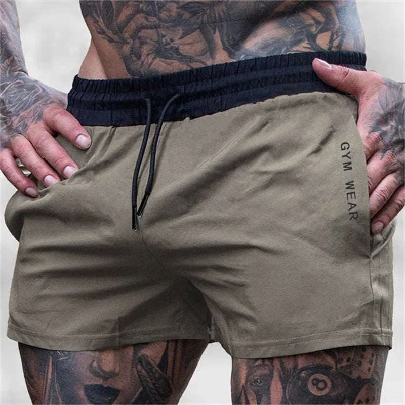 Summer Men's Gym Running Shorts – Lightweight Breathable Sports Sweatpants for Fitness and Training