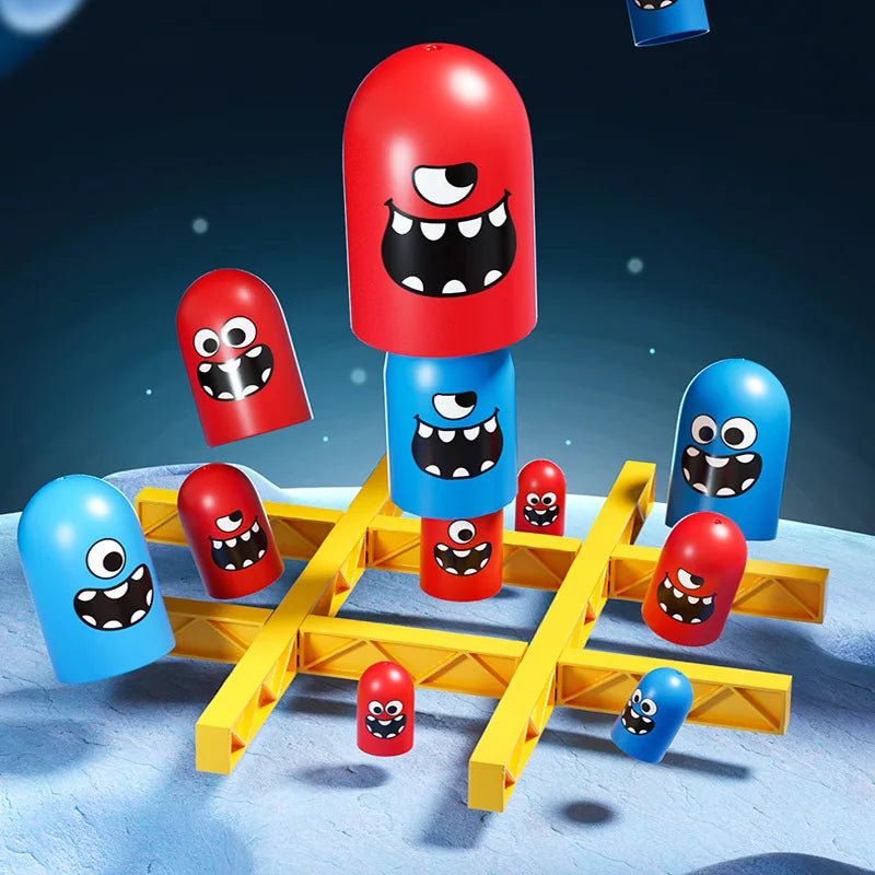 Tic Tac Toe Nesting Doll Game – Interactive Logic Toy for Kids and Family Fun
