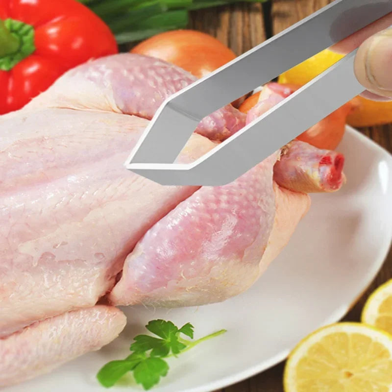 Stainless Steel Fish Scale Remover – Fast Cleaning Tool with Scraper, Peeler, Bone Scaler & Tweezer for Efficient Fish Prep