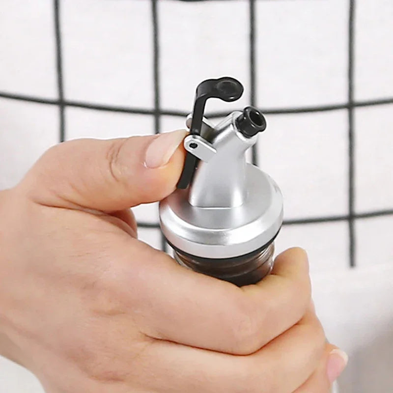 5/10pcs Leakproof Oil Bottle Stopper Nozzles – Silicone Rubber Pour Spouts for Wine, Vinegar, and Seasoning Bottles