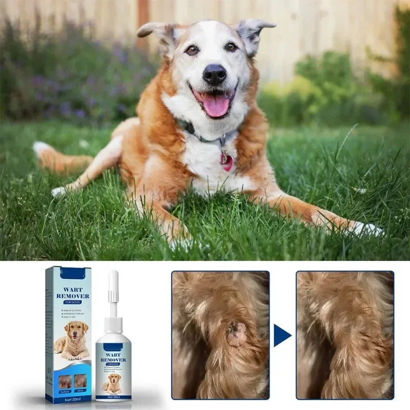 20ml Dog Wart Remover – Natural Painless Formula for Removing Warts, Skin Tags & Papillomas