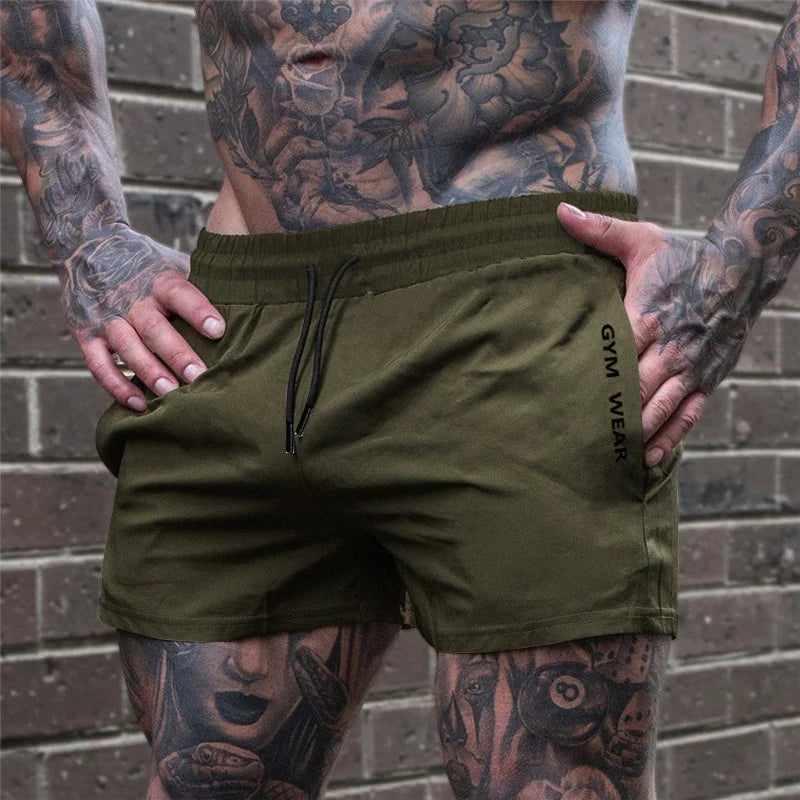Summer Men's Gym Running Shorts – Lightweight Breathable Sports Sweatpants for Fitness and Training