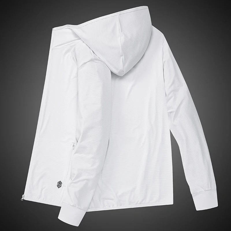 Unisex Summer UV Protection Jacket – Lightweight Breathable Hooded Sunscreen Outerwear