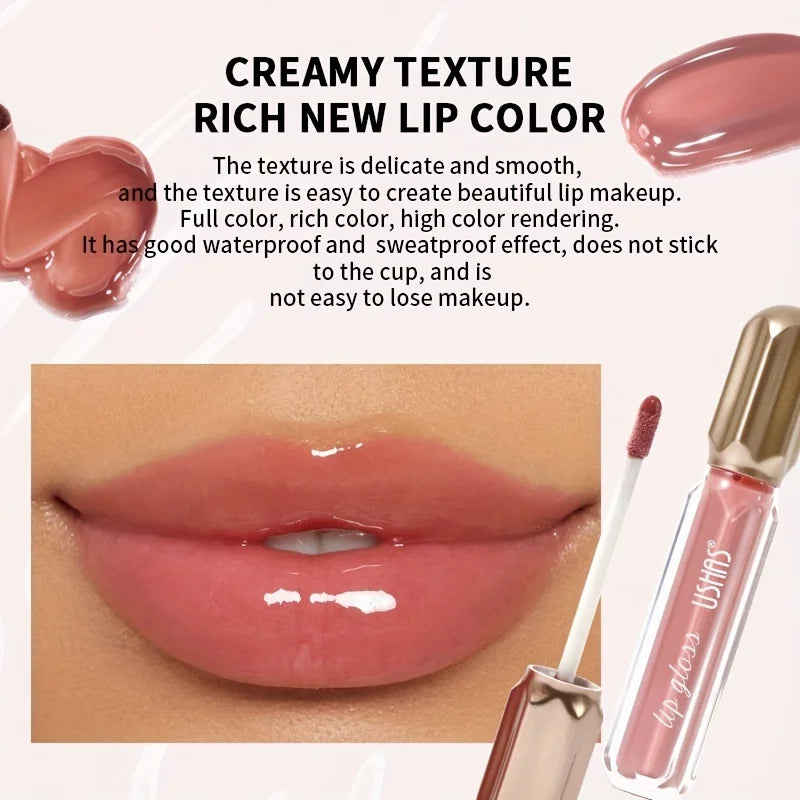 5-Color Jelly Lipsticks – Color-Changing Crystal Flower Lip Balm with Rosehip Oil