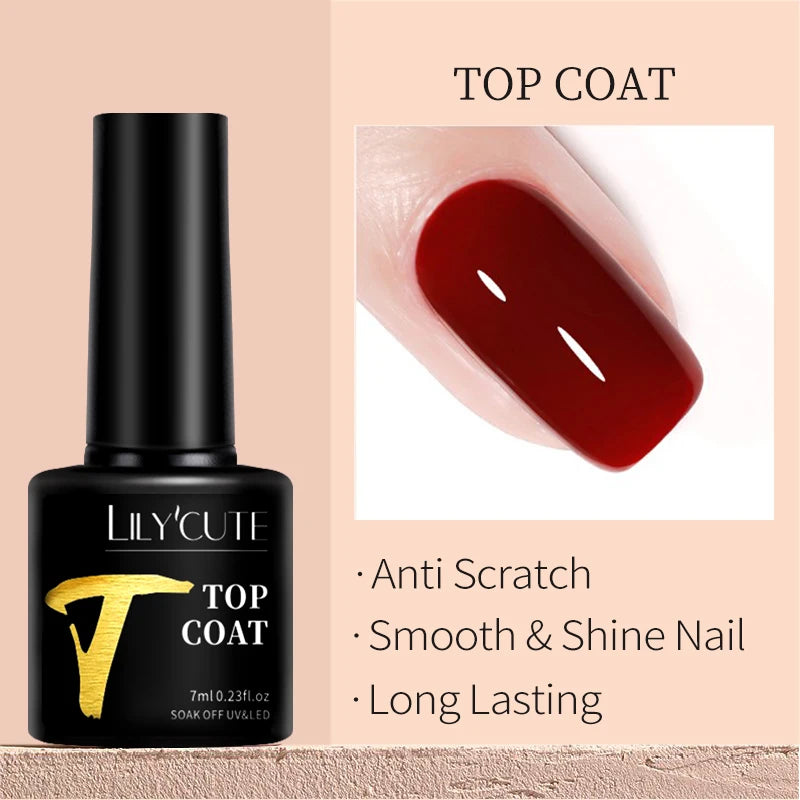 7ml Purple Red Glitter Gel Nail Polish – Soak Off UV Semi-Permanent Varnish for DIY Winter Nail Art