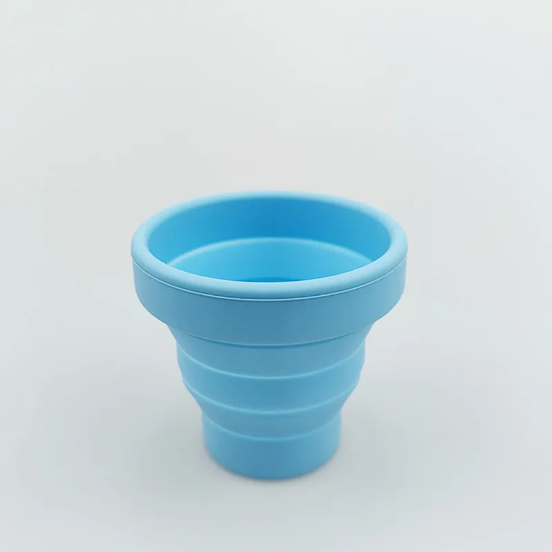 Collapsible Silicone Travel Cup – BPA-Free Foldable Coffee & Water Cup for Outdoor Use