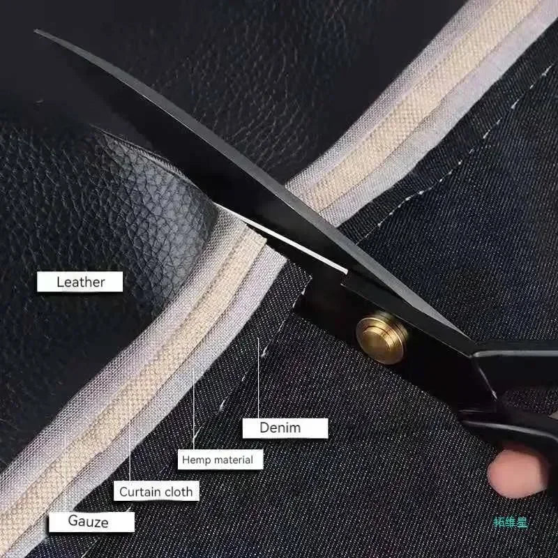 8/9 Inch Vintage Tailor Scissors – Heavy-Duty Stainless Steel Fabric and Leather Shears for Sewing and DIY Projects
