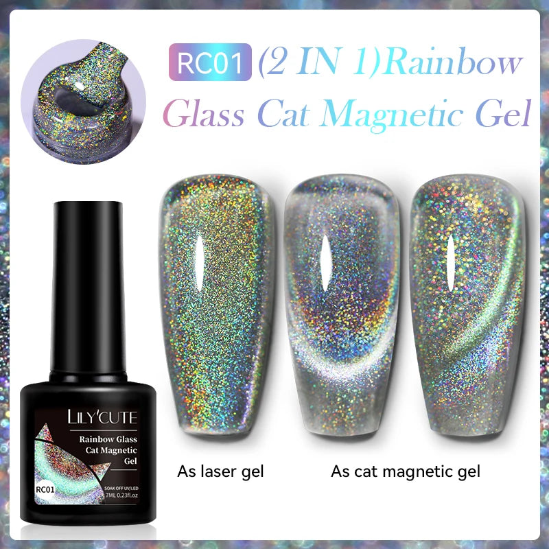 5ml Metallic Gold & Silver Liner Gel – Super Bright Mirror Nail Art Drawing Gel for French Tips & Design