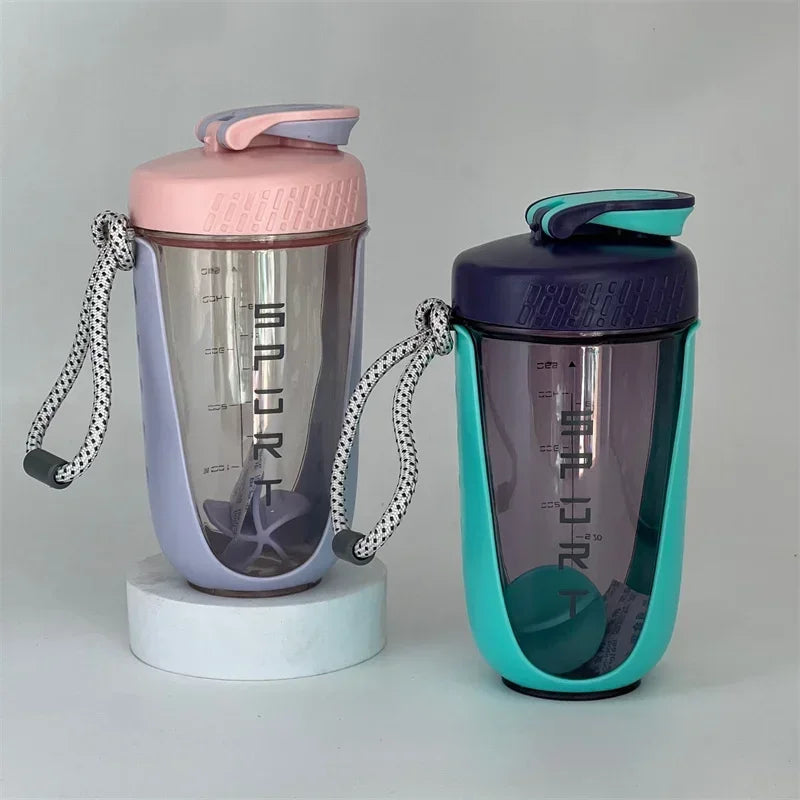 600ml Leakproof Blender Shaker Bottle with Whisk Ball – BPA-Free for Protein Shakes, Gym & Workout