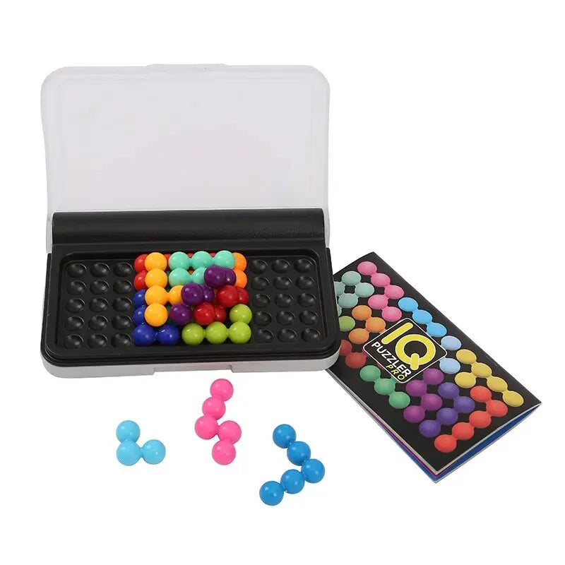 3D Pyramid Beads Logic Puzzle – 120 Challenge Brain Teaser Montessori IQ Toy for Kids & Teens
