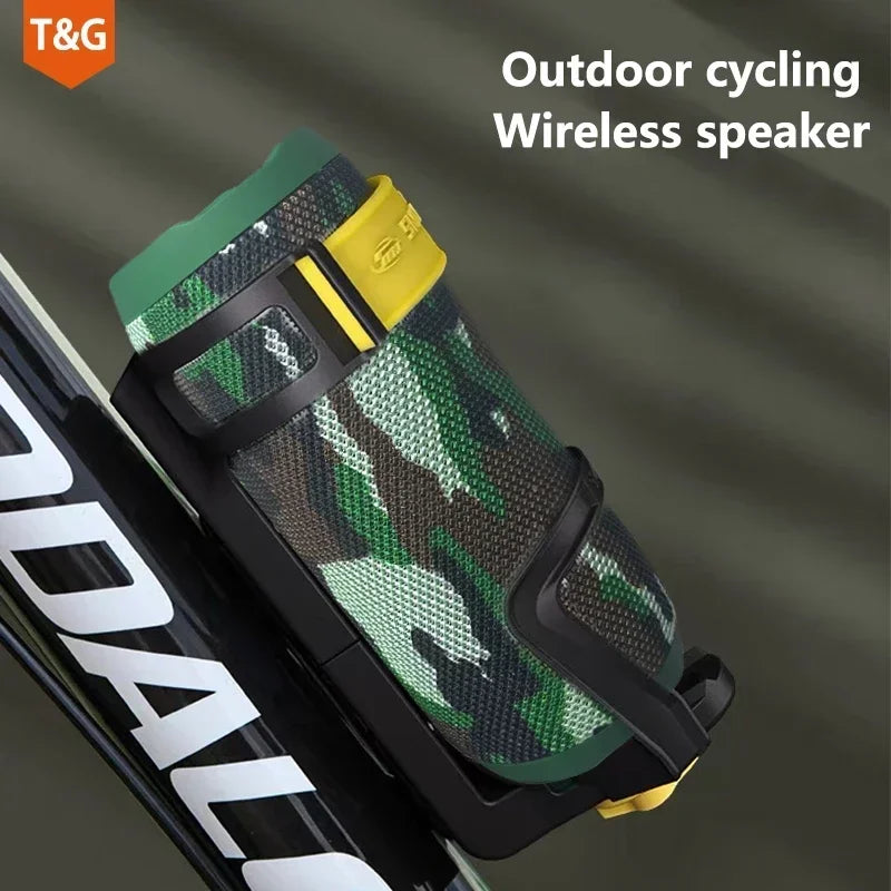 TG227 Portable Waterproof Bluetooth Speaker with Lamp – Upright Wireless Loudspeaker with Stereo Sound, TF Card & FM Radio