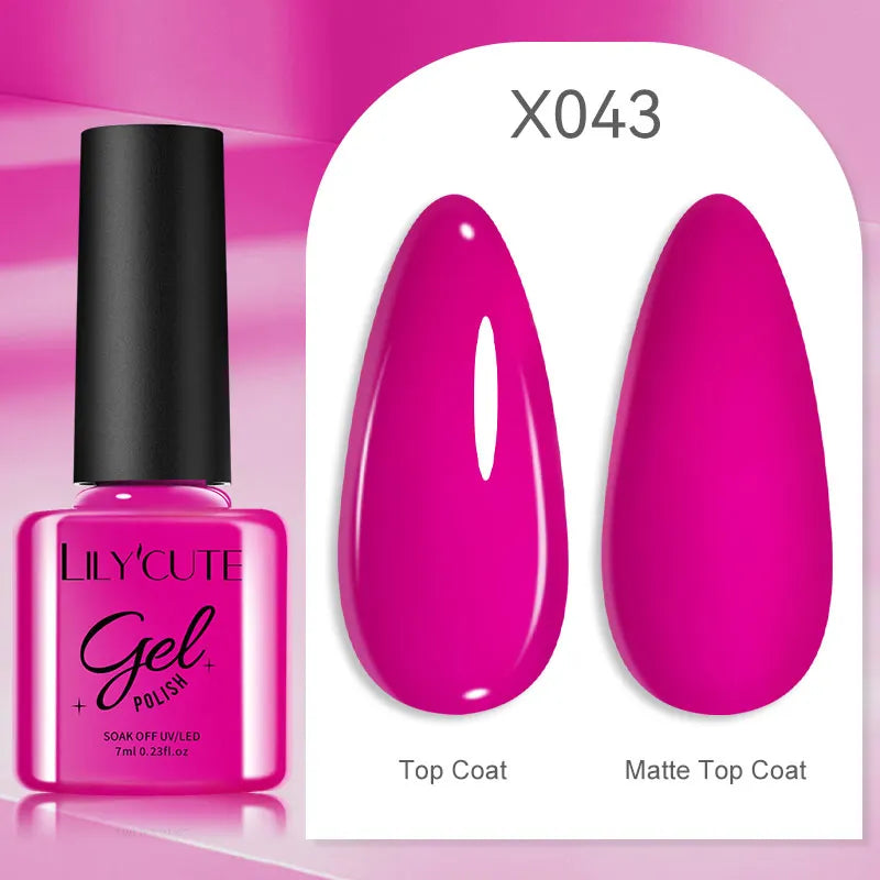 7ml Thermal Color-Changing Gel Nail Polish – Temperature Reactive Vernis with Matte & Bright Effect