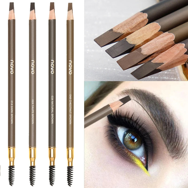Waterproof Microblading Eyebrow Pencil – Long-Lasting Soft Mist Brow Enhancer for Natural Definition and Shape