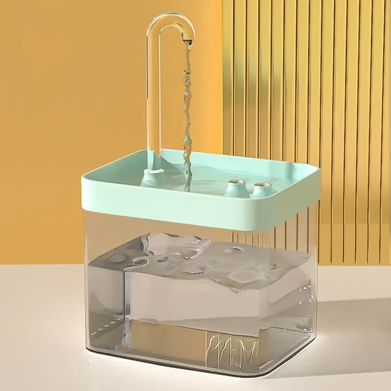 Ultra-Quiet 1.5L Smart Pet Water Fountain – Automatic Cat & Dog Water Dispenser with Burnout Protection Pump