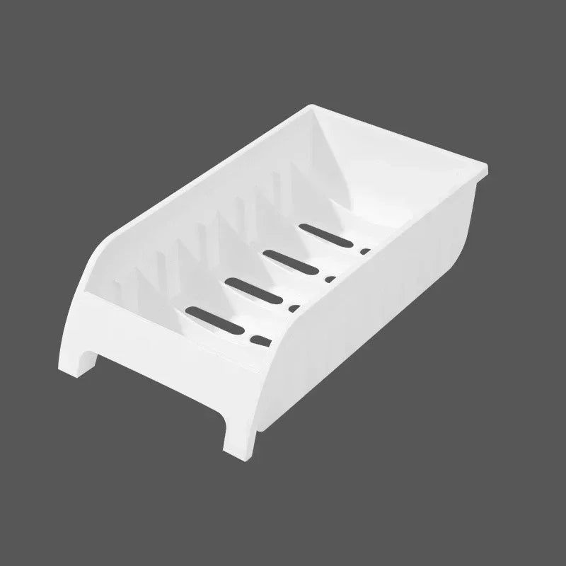 Upright Dish Drying Rack – Non-Folding Plate Organizer for Kitchen Counter Storage