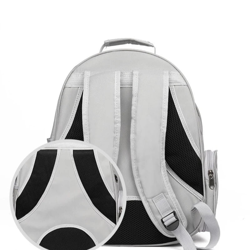 Cat Backpack Carrier – Transparent Panoramic View Pet Travel Bag, Breathable & Lightweight Shoulder Backpack for Medium Cats