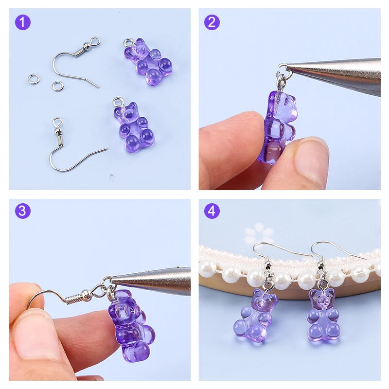 300Pcs Hypoallergenic Earring Hooks Kit – Jump Rings & Rubber Backs for DIY Jewelry Making Accessories