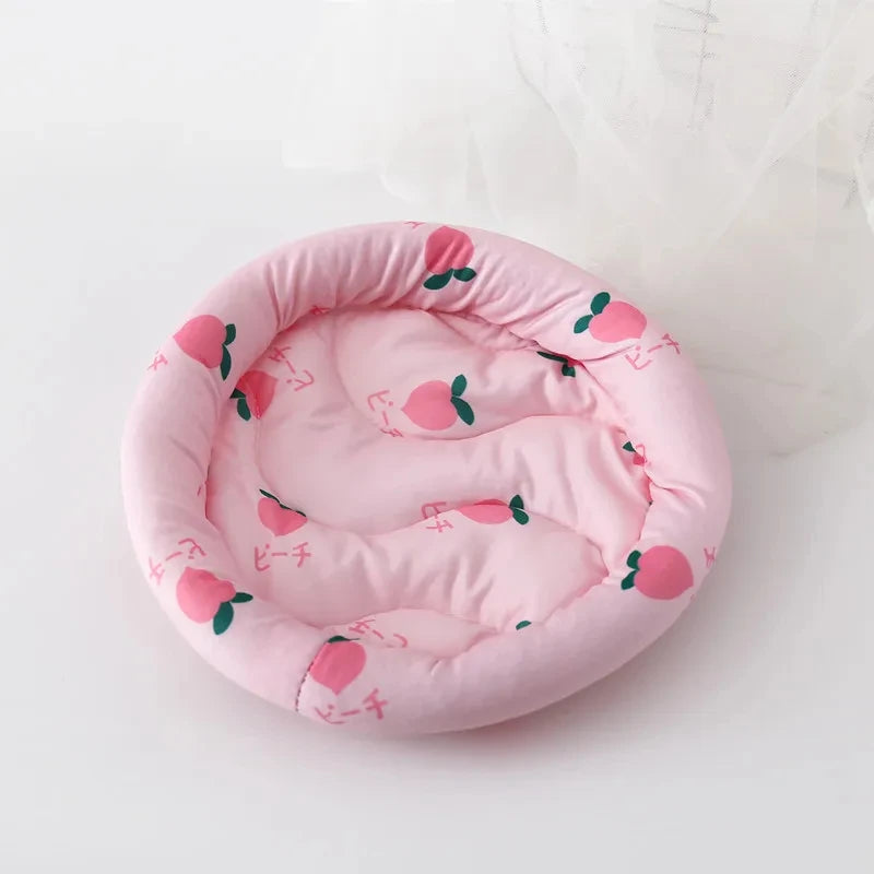 Circular Hamster Bed – Soft Sleep Mat Cushion for Small Animals like Guinea Pigs, Chinchillas, Hedgehogs & Rats