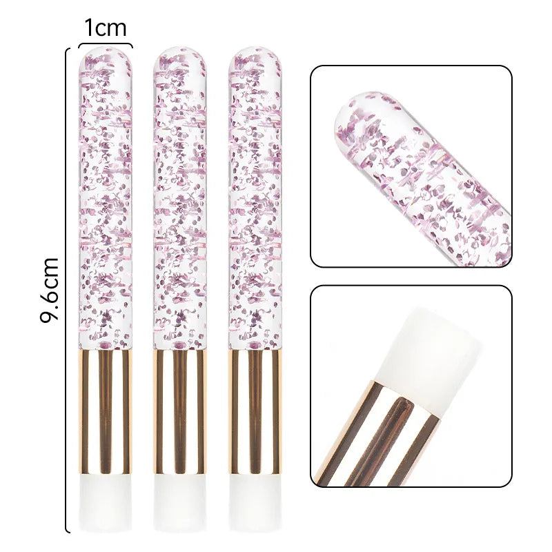 20-Piece Crystal Eyelash Cleaning Brush Set – Lash Shampoo & Blackhead Remover Tools for Eyelash Extension and Makeup Care