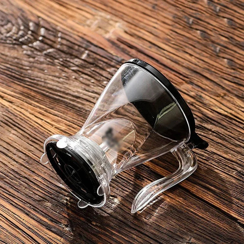 600ml Pour Over Coffee Dripper – Hand Brew Espresso Pot with Reusable Filter for Tea & Coffee