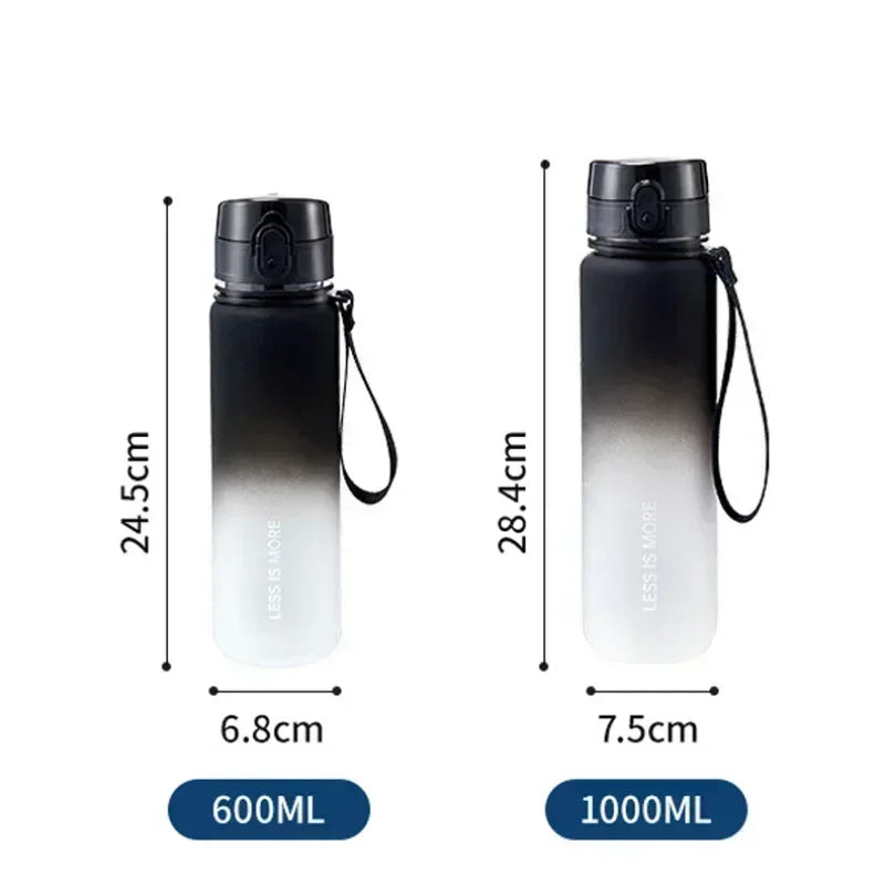 1L Large Capacity Sports Water Bottle – Leak-Proof Plastic Drinking Jug for Gym, Travel, and Outdoor Activities