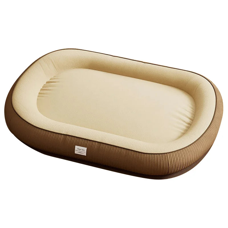 Soft Memory Foam Dog Bed – Warm Removable Pet Sleeping Mat for Small & Medium Dogs and Cats, Non-Slip Washable Kennel Nest