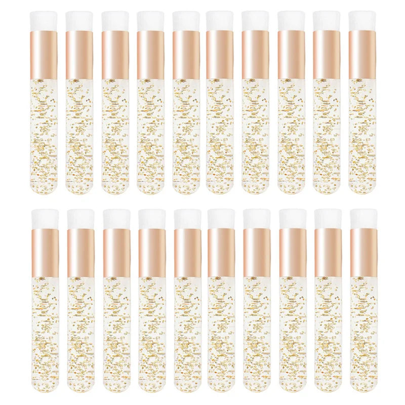 20-Piece Crystal Eyelash Cleaning Brush Set – Lash Shampoo & Blackhead Remover Tools for Eyelash Extension and Makeup Care