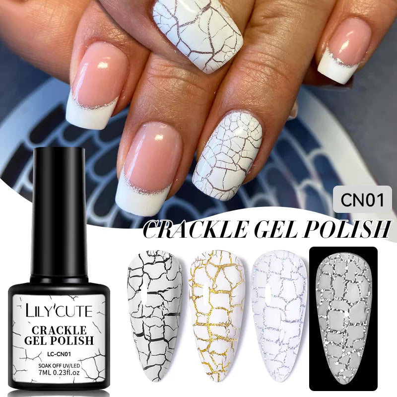7ml Metallic Chrome Silver Mirror Effect Gel – Super Bright Line Art & French Tip Nail Painting Gel Polish