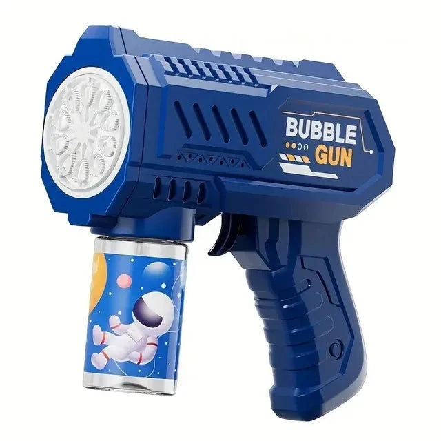Unicorn Bubble Gun Toy – Electric Light-Up Bubble Machine for Kids, Summer Outdoor Soap Blower