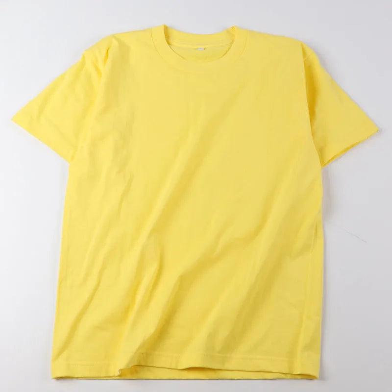 Women's 100% Cotton Loose Fit Short Sleeve T-Shirt – Casual Solid Color Summer Essential Tee