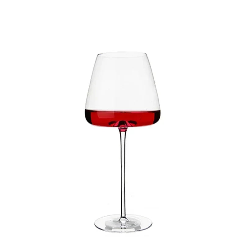2pcs Large Capacity Burgundy Bordeaux Square Red Wine Glasses – High-End Goblets for Champagne, Water & Party Use