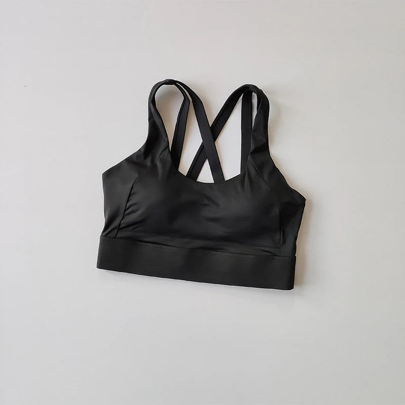 Women's High-Intensity Shockproof Sports Bra – Quick-Dry Back-Support Running & Fitness Underwear