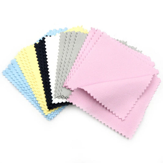 10pcs Silver Polishing Cloths – Soft Jewelry Cleaning Wipes for Silver, Gold, and Metal Accessories