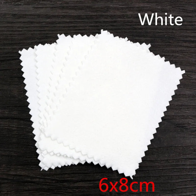10pcs Silver Polishing Cloths – Soft Jewelry Cleaning Wipes for Silver, Gold, and Metal Accessories